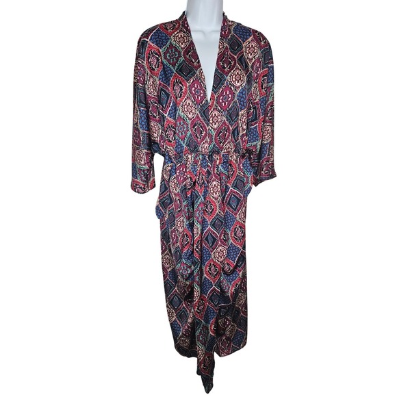 Anthropologie Dresses & Skirts - NWT Anthropologie Miska‎ Midi Dress Medium Plum Prune Paisley Print Duster